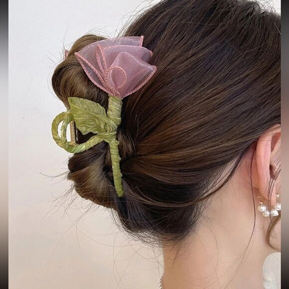 Boho Floral Hair Clip K2 - Picture 1 of 4